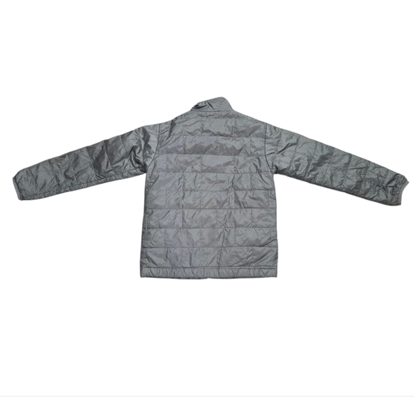 Patagonia Kids Nano Puffer Brick Quilt Jacket Black Dark Gray Size 5-6 XS - Picture 2 of 6